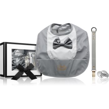 Bjällra of Sweden Gift Set Grey Bow set cadou pentru bebeluși