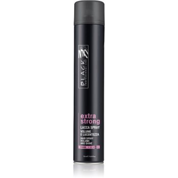 Black Professional Line Lacca Black Extra Strong Hair Spray лак для волосся сильної фіксації для об'єму та блиску 750 мл