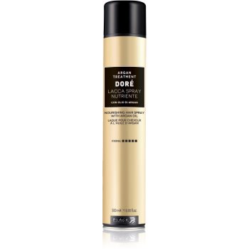 Black Professional Line DORÉ Nourishing Argan Oil Hair Spray лак для волосся сильної фіксації 500 мл