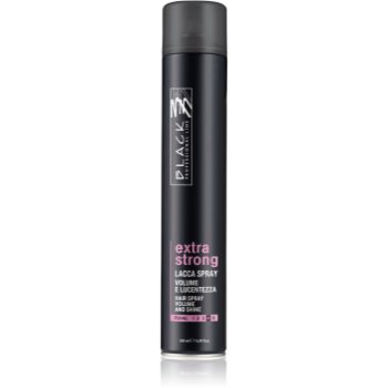 Black Professional Line Lacca Black Extra Strong Hair Spray лак для волосся сильної фіксації для об'єму та блиску 500 мл