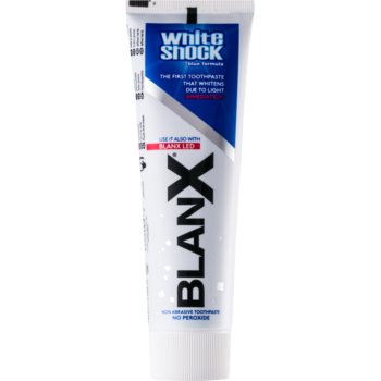 BlanX White Shock Pasta de albire a dintilor impotriva petelor de pe smaltul dintilor. cu efect imediat BlanX