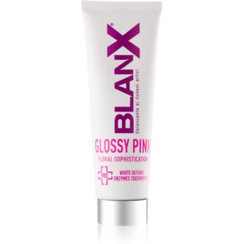 BlanX PRO Glossy Pink pasta de dinti pentru albire impotriva petelor galbene imagine notino.ro