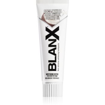 BlanX White Detox Coconut pasta de dinti pentru albire cu ulei de cocos BlanX imagine noua