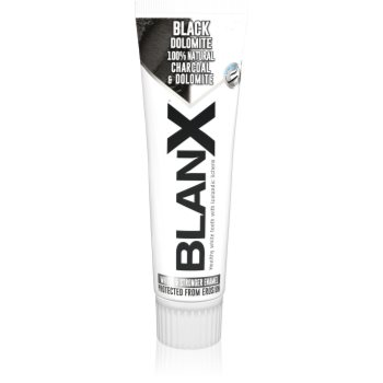 BlanX Black Dolomite pasta de dinti pentru albire cu cărbune activ