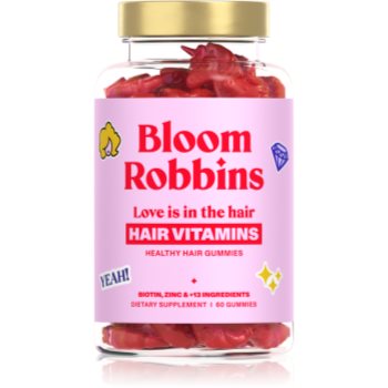 Bloom Robbins LOVE is in the HAIR Healthy hair gummies cuburi de mestecat pentru păr