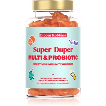 Bloom Robbins Super Duper MULTI & PROBIOTIC cuburi de mestecat pentru o bună digestie