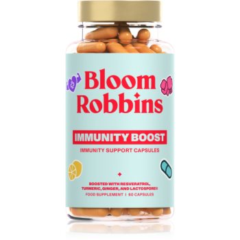 Bloom Robbins Immunity Boost capsule în sprijinul sistemului imunitar