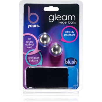 Blush B Yours Gleam Stainless Steel bile vaginale Blush Bile vaginale