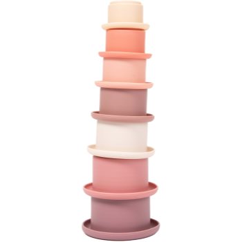 Bo Jungle B- Stacking Cups Lovely Pink cupe de stivuire pentru baie