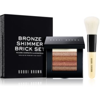 Bobbi Brown Bronze Shimmer Brick Set set cadou (pentru o piele mai luminoasa) Bobbi Brown imagine noua