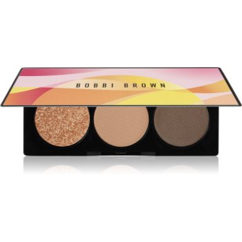 Bobbi Brown Sunkissed Glow The Essential Eyeshadow Trio paletă cu farduri de ochi