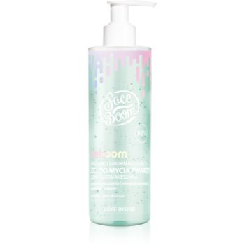BodyBoom FaceBoom Seboom gel matifiant de curatare pentru piele mixta spre grasa
