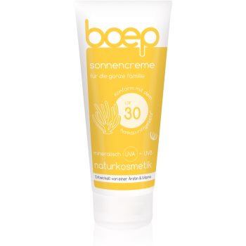 Boep Natural Sun Cream Sensitive Crema Pentru Bronzat Spf 30