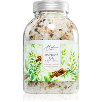 Bohemia Gifts Bohemia Natur сіль для ванни для зняття внутрішньої напруги кориця та акація 1200 гр