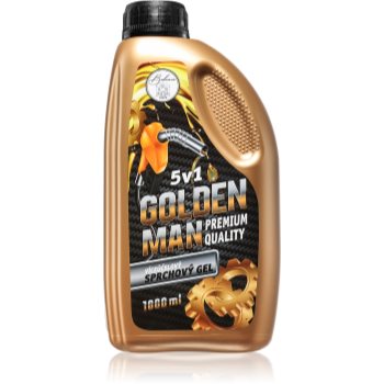 Bohemia Gifts & Cosmetics Industrial Golden Man Gel de duș pentru bărbați 5 in 1