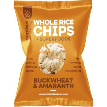 Bombus Whole Rice Chips chipsuri din orez