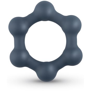 Boners Hexagon Cockring Steel Balls inel pentru penis