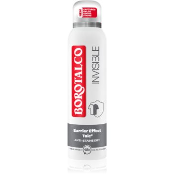 Borotalco Invisible deodorant spray impotriva transpiratiei excesive Borotalco
