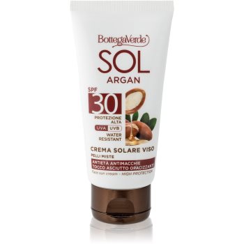Bottega Verde Sol Argan cremă pentru plaja pentru ten gras și mixt