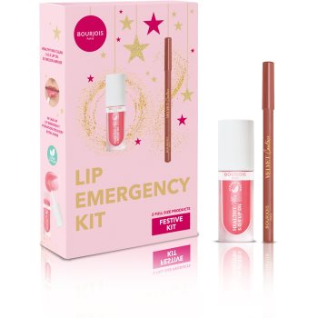 Bourjois Lip Emergency Kit set cadou de Crăciun Bourjois Lip Emergency Kit set cadou de Crăciun - Sellmag.ro