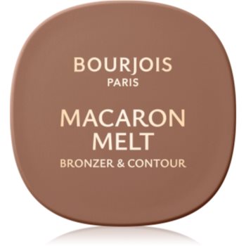 Bourjois Macaron Melt Bronzer & Contour bronzer și pudră pentru contur 2 in 1