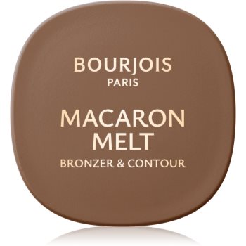 Bourjois Macaron Melt Bronzer & Contour bronzer și pudră pentru contur 2 in 1