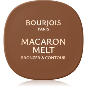Bourjois Macaron Melt Bronzer & Contour bronzer și pudră pentru contur 2 in 1