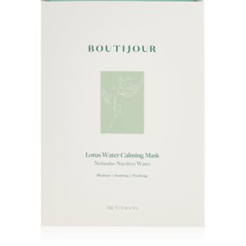 BOUTIJOUR Lotus Water Calming Mask mască textilă calmantă nutritie si hidratare