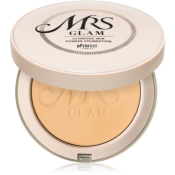 BPerfect Mrs Glam Glorious Skin Powder Foundation pudra compacta pentru un aspect mat