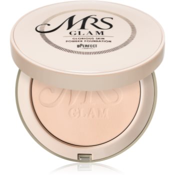 BPerfect Mrs Glam Glorious Skin pudra compacta pentru un aspect mat