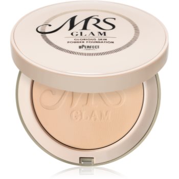 BPerfect Mrs Glam Glorious Skin pudra compacta pentru un aspect mat