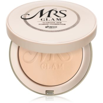 BPerfect Mrs Glam Glorious Skin Powder Foundation pudra compacta pentru un aspect mat