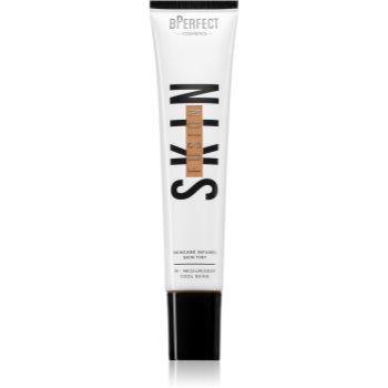 BPerfect Skin Fusion Skincare Infused Skin Tint легкий тональний крем для природнього вигляду відтінок 19 Medium/Deep Cool Beige 30 мл