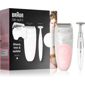 Braun Silk-épil 5 5-820 epilator + trimmer pentru bikini Online Ieftin 5-820