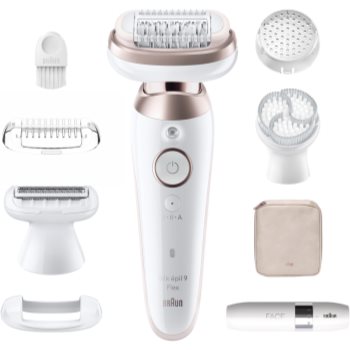 Braun Silk-épil 9 9360 Flex Epilator Cu Cap Complet Flexibil Pentru Picioare, Corp Si Axile