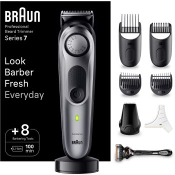 Braun Beard Trimmer BT7 de tuns barba + instrumente de frizerie braun