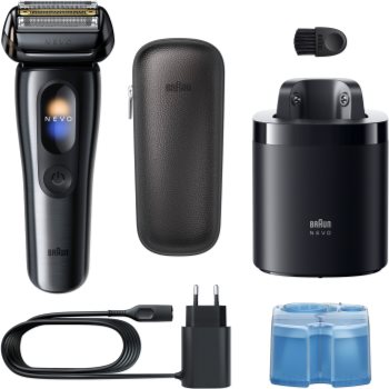 Braun NEVO 15010C Aparat de bărbierit electric cu stație pentru curățare și încărcare - Sellmag.ro