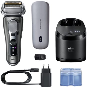 Braun Series 9 PRO+ 9675cc Aparat de bărbierit electric cu stație pentru curățare și încărcare