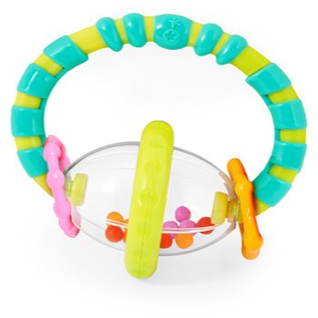 Bright Starts Teether & Rattle jucărie zornăitoare pentru dentiție