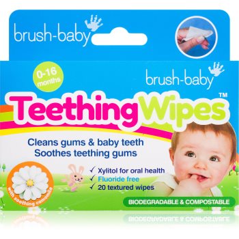 Brush Baby Applemint șervețele pentru dinti