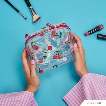 BrushArt Accessories Transparent cosmetic bag geantă de cosmetice transparentă - 1 | YEO