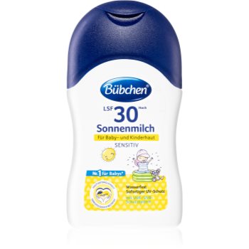 Bübchen Sensitive SPF 30 lotiune de protectie solara pentru cpoii SPF 30 accesorii imagine noua