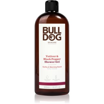 Bulldog Vetiver and Black Pepper Gel de duș pentru bărbați