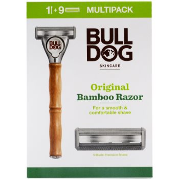 Bulldog Original Bamboo Razor бритва + запасні леза 9 штук