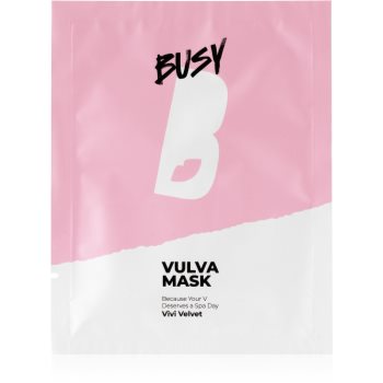 BusyB Vivi Velvet Vulva Mask masca pentru partile intime