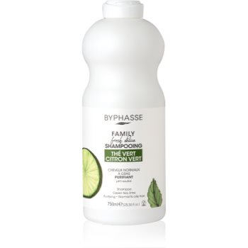 BYPHASSE Lime & Green șampon ultra-calmant pentru păr normal și uleios, scalp sensibil