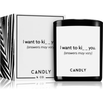 Candly & Co. I want to ki__ you lumânare parfumată - 1 | YEO