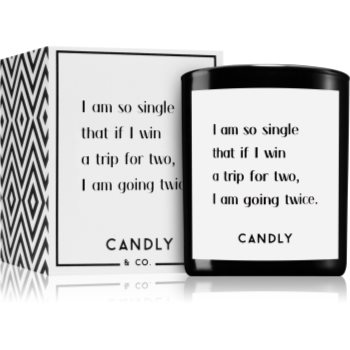Candly & Co. I am so single lumânare parfumată - 1 | YEO