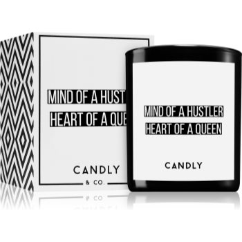 Candly & Co. Mind of a hustler Heart of a queen lumânare parfumată