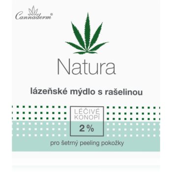 Cannaderm Natura Spa soap with peat extract sapun de namol pentru purificare cu ulei de canepa